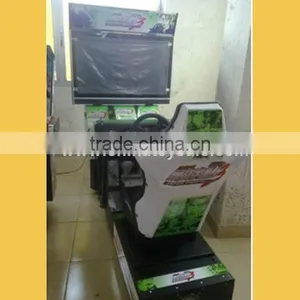 2015 Best Price Kids Ride Machine Indoor Amusement Car Racing Game Machine thumbnail-1