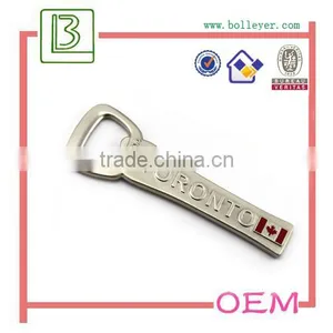 Promotional Full Colour Logo Sticker Epoxy Dome Beer Bottle Opener Keychain thumbnail-6