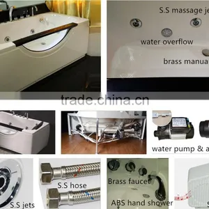American Standard Whirlpool Bathtubs,portable Massage Bath,spa Chinese thumbnail-3