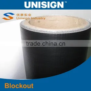 Unisign Hot Selling 50m PVC Coated Double Side Printable Blockout Plastic Banner thumbnail-3