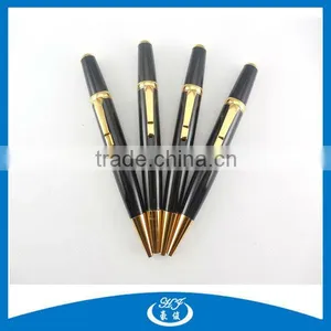 Heavy Mini Gold Clip Fat Metal Ballpoint Pen thumbnail-1