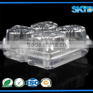 Egg Tart Plastic Container 4 Holes thumbnail-2