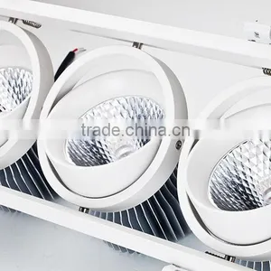 Top Grade COB LED Chip With High Luminums Efficiency and High CRI 3x45w Square Led Grille Light thumbnail-5