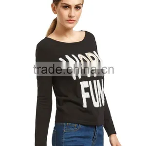 Fashion Big Letter Women Knit Sweater Wholesale China Supplier's Choice thumbnail-3