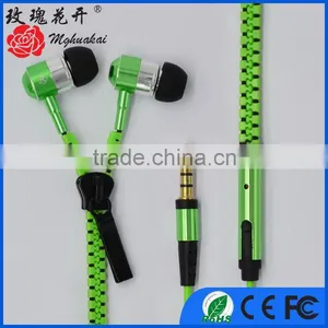 Hot 2016 Fashion Cute Cheap Headphone With Mic Zipper Headphone Cheap Headphone USD1 thumbnail-1