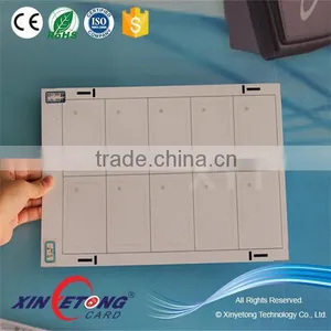 NTAG216 RFID Plastic Smart Card Inlay 2x5 Layout thumbnail-1