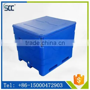 Marine Fish Cooler, Insulated Plastic Cooler for Fish Cold, Large Plastic Fish Tub for Frozen Products thumbnail-1