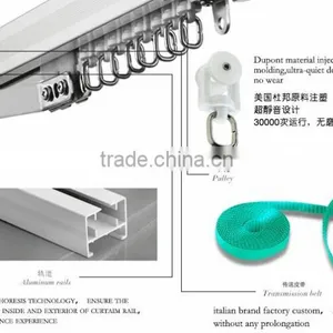 Wireless Remote Electric Curtain Motor, Motorized Curtain, Curtain Track Motor thumbnail-4