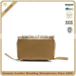 China Supplier Genuine Leather Hands Bags Online Shopping Backpack Women Drawstring Bag thumbnail-4