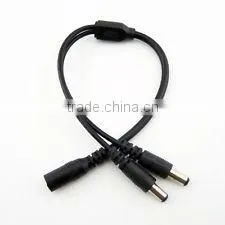 dc Mono Plug to 3.5mm Mono Jack 2 Pin Connector Y Splitter thumbnail-1
