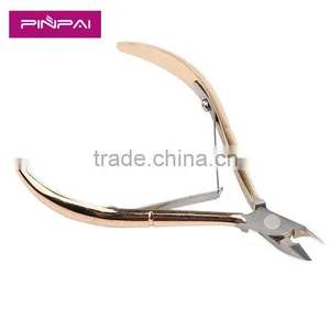2016 Golden and Silver Color Stainless Steel Nail Cuticle Nipper thumbnail-1