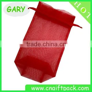 Wide Bottom Chinese Red Gift Box Packaging Organza Bag and Pouch thumbnail-1
