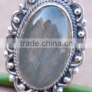 Pure !! 925 Silver Semiprecious Stone Rings Sterling Jewellery Designer Jewelry Chinese Wholesale Cheap Gemstone Onlin thumbnail-1
