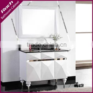 ROCH 8007 Sell Fast Solid Wood Bathroom Vanity OEM With Granite Counter Top thumbnail-1