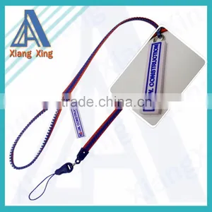 2015 Free Sample One Color / Two Colors Zipper Lanyard for Phone Holder thumbnail-4