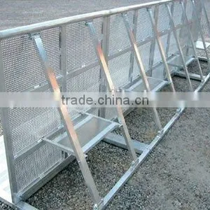 Galvanized Steel Barricade/Steel Crowd Control Barrier thumbnail-2