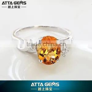 Gold Gemstone Ring Latest Style Designs for Women thumbnail-1