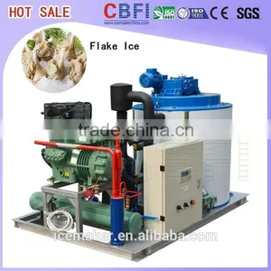 10 Tons Production Flake Ice Machin Price For Fishery thumbnail-2