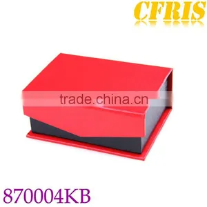 Wholesale Fancy Red Cufflink Box thumbnail-1