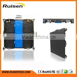 P3.91 P4.81 P6.25 Die Casting Aluminum 500*500mm 500*1000mm Rgb Led Display of Indoor Full Color LED Screen for Rental Display thumbnail-4