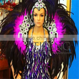 Showgirl Festival Cabaret Drag Queen Wings Backpiece thumbnail-1