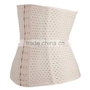 Two Color 2015 Wholesale 100% Latex Breathable Waist Trainer Corset With a Hole Very Cheaper thumbnail-6