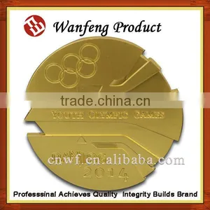 Menufacture Supply Directly Custom New Style Sport Medal With Ribbon FOR Christmas Souvenir thumbnail-1