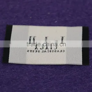China Directly Factory Professional Customized Woven Label Like Main Label/Neck Label thumbnail-1