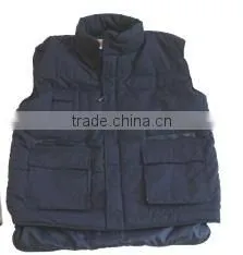 Mens Black Padding Vest thumbnail-1