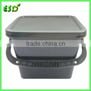 ESD Utility Cheap Plastic Bucket,Plastic Pail Bucket With Lid thumbnail-1
