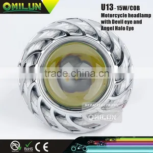 15W U13 LED Motorcycle Laser Cannon With Devil Eye Quality Choice thumbnail-2