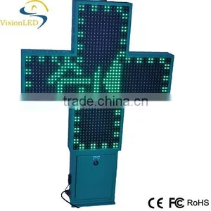 P25 Full Color 3D Cross Display Screen LED Pharmacy Cross Sign thumbnail-4