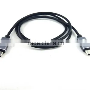 2015 Hot Sale USB 3.1 TYPE C Male to USB 3.1 TYPE C Male Slim White Cable thumbnail-1