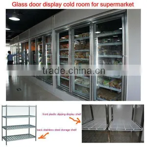 Walk in Cold Storage Display Rooms for Drinks, Diary Products in Supermarket thumbnail-1