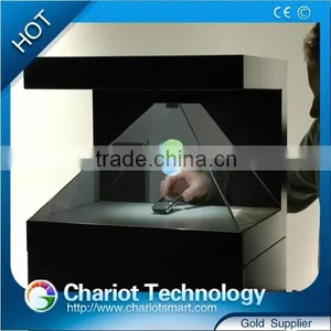 Hot!2016 Christmas Laser 3D Hologram Projector Showcase, Display Box, Pyramid. thumbnail-1