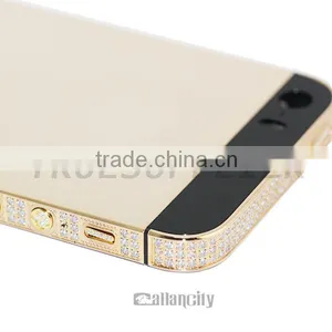 Rose and Black Funda for Iphone Gold Plated for Iphone 5s 24kt Gold Housing thumbnail-1