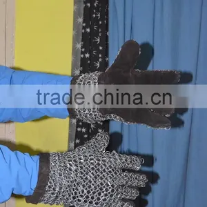 CHAINMAIL 10 MM Rivetted 16 Gauzed Gloves thumbnail-3