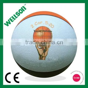 White Rubber Basketball thumbnail-1