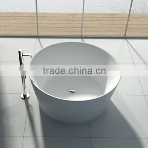 New Product Hotel Bathroom Project Artificial Stone Bathtubs, Freestanding Bathtub,acrylic Solid Surface Bathtub thumbnail-4