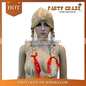 Yellow School Girl Halloween Wig thumbnail-1