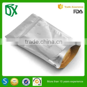 Hot New Products for 2016 Lamination Material One Side Paper One Side Transparent Clear Stand up Pouch With Zipper for Nut thumbnail-6