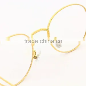 GB103 Simple Vintage Style Round Golden Metal Frame Reading Glasses thumbnail-5