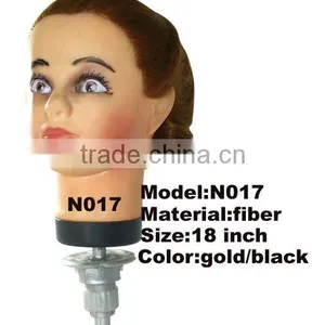 Professional Salon Synthetic Training Head Wig N017 thumbnail-1