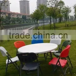 Comfortable HDPE Folding Table and Folding Chair for Garden thumbnail-5