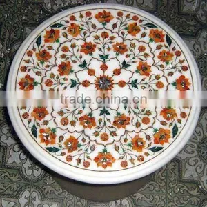 Pietra Dura Coffee Table Top thumbnail-1