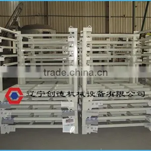 Economical and Space-saving Flat Steel Rack Pallet Storaging Use Dismantaling Stackable Rack for Warehouse thumbnail-2