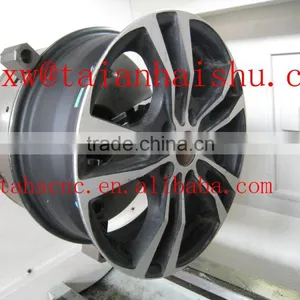 CK6187W Wheel Hub Turning Lathe , Rim Straightening Making Lathe Quality Assured thumbnail-3