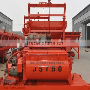 China Concrete Mixer Machine With Lift JS750 Concrete Mixer thumbnail-1
