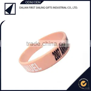 Hot Selling Round Silicone Bracelet Wristband Arm Cuff Bracelet Bangle,silicon Hand Ring Football Wristband Bracelet Band Free thumbnail-6