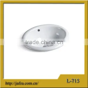 715Modern Ceramic Bathroom Counter Wash Basin thumbnail-1